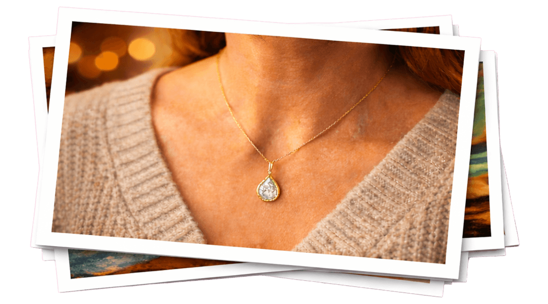 Stacked family photos